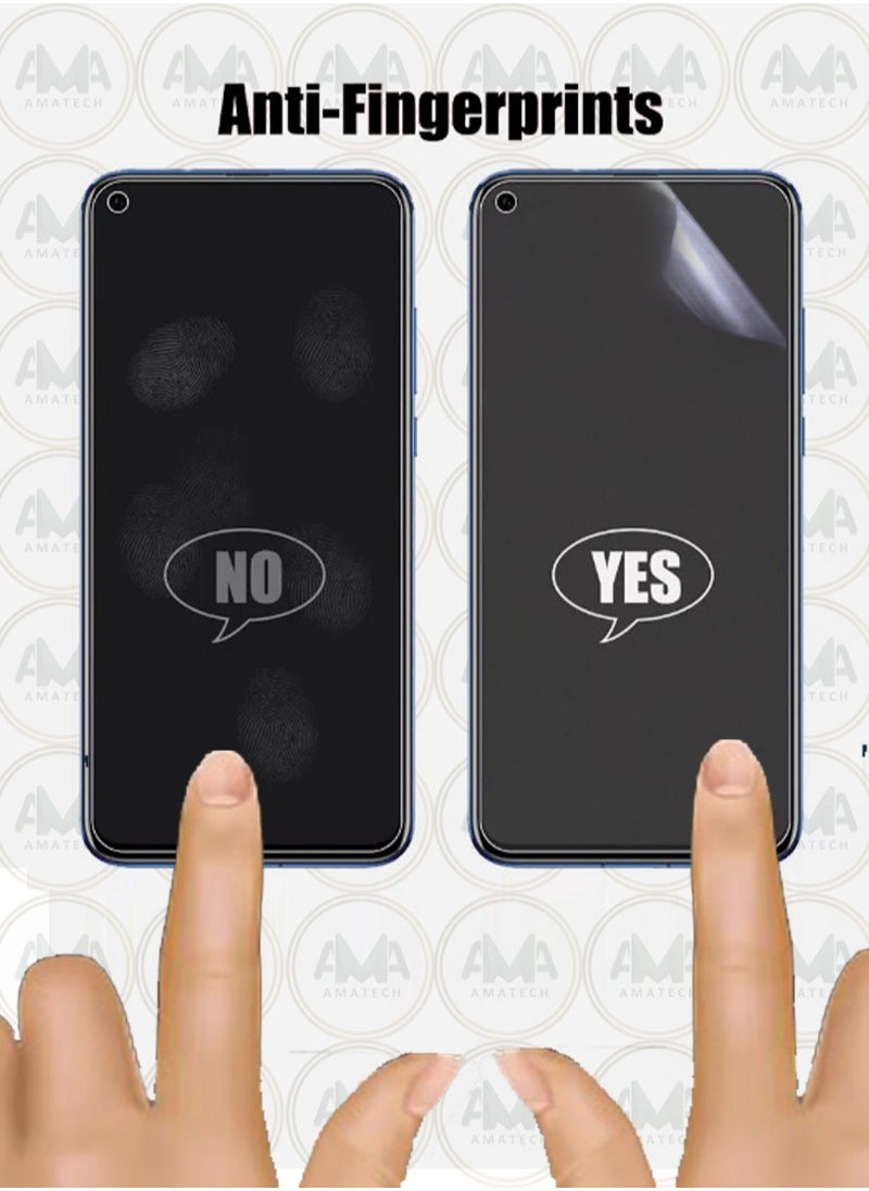 Generic - 2 Pieces of matte hydrogel screen protection stickers that protect  from dust and fingerprints for Motorola Edge 50 Fusion - Image 1