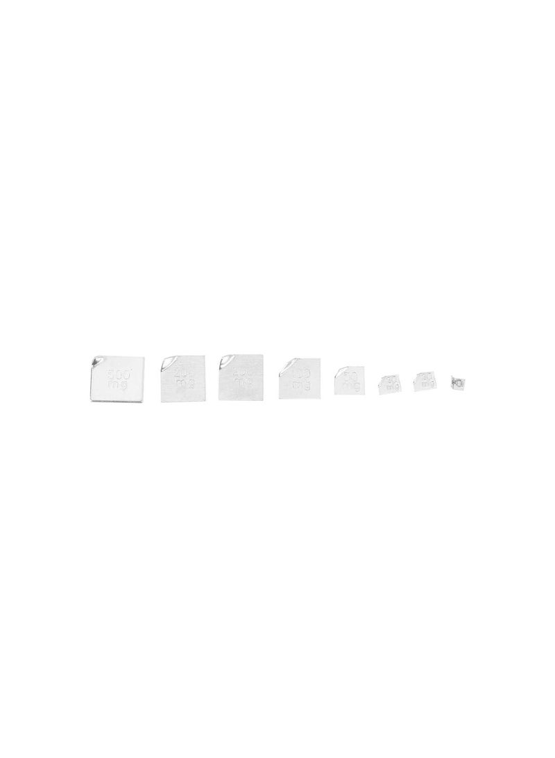 GGOOT Counterweight Weight Test-17 Tablets 211.1g 10 Mg-100g Precise Calibration Weight Setting Test Jewelry Scale Balance Calibration Tool  - Image 3