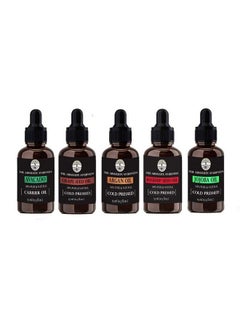 Sheer Veda Essential Oils (Eo) Carrier Oils 15 Ml Each Set Of 5 Combo Pack Gift Set. (Carrier Oilargan Rosehip Jojoba Grapeseed Avocado)  - Image 2
