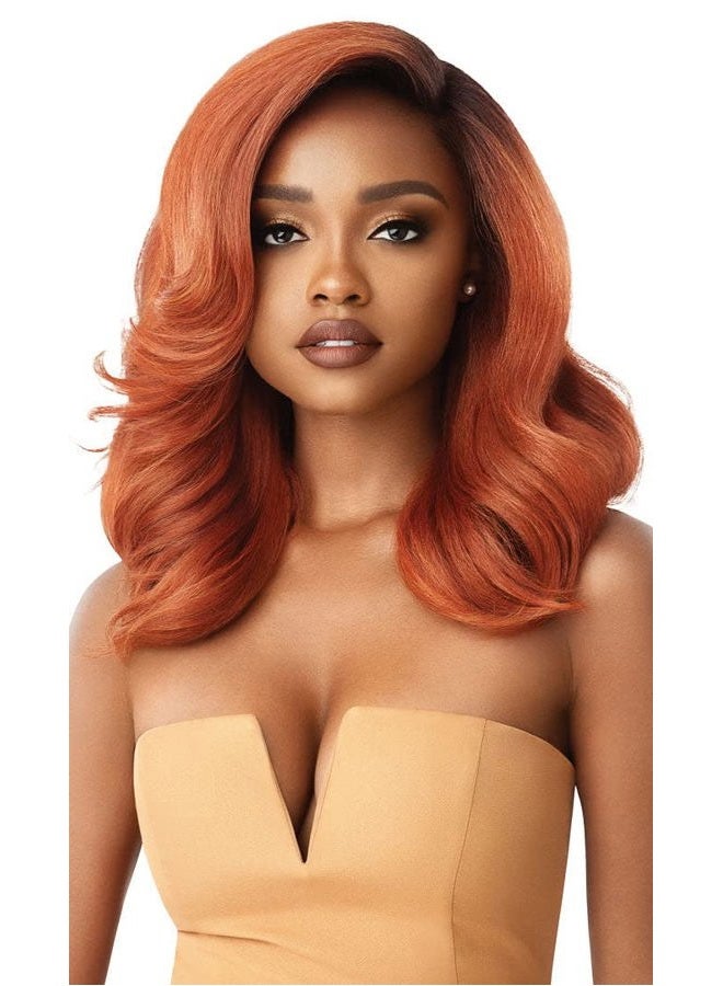 Outre Lace Front Wig - Neesha Soft & Natural - Neesha 202 (DRFF SUNKISS BROWN) - Image 1