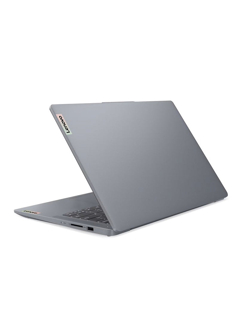 لينوفو لاب توب Ideapad Slim 3 بشاشة 14 بوصة، معالج Intel Core i3-N305، ذاكرة وصول عشوائي 8 جيجابايت، قرص صلب SSD بسعة 512 جيجابايت، معالج رسومات Intel UHD، نظام تشغيل Windows 11 Home باللغتين الإنجليزية والعربية، لون رمادي قطبي الإنجليزية/العربية - Image 2