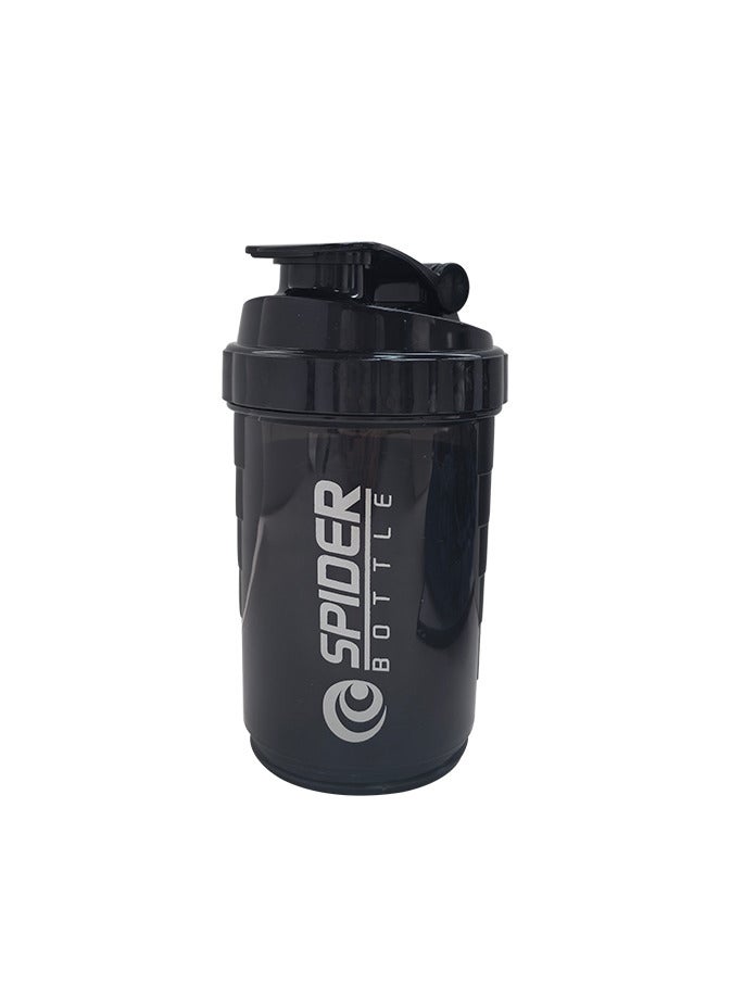 Generic Three Layers Protein Powder Shake Exercise Bottle 500ml black - Image 3
