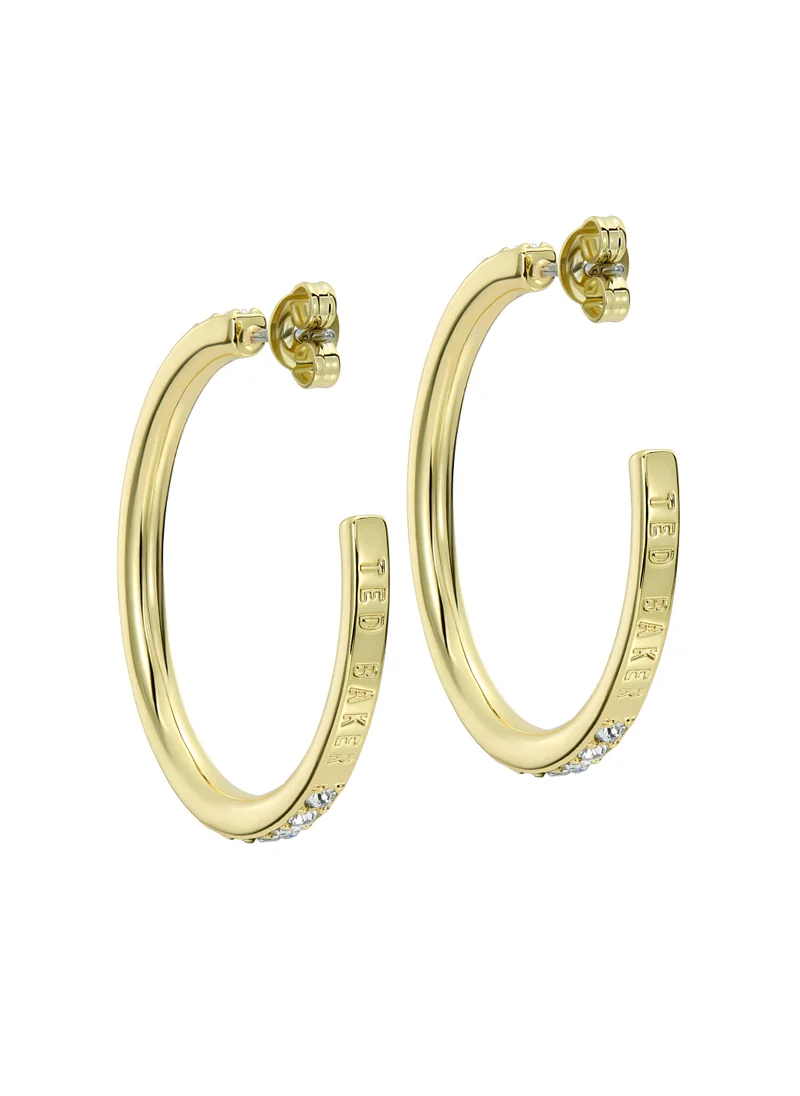 Ted Baker Medium Crystal Hoop Earrings