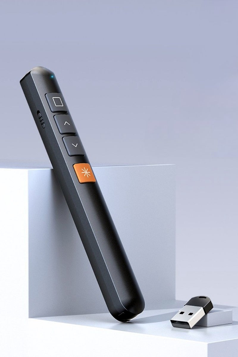 Wireless Rechargeable Laser Presentation Flip Pen with Magnetic Storage & Multi-System Control - Image 1