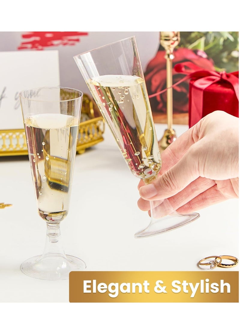 بواو كوب بلاستيكي أنيق BOAO 30، 150 مل - متين وقابل لإعادة الاستخدام - كؤوس نخب للأعياد والمناسبات مثل أعياد الميلاد والزفاف وعيد الميلاد ورمضان وحفلات الشواء والحفلات - Image 3