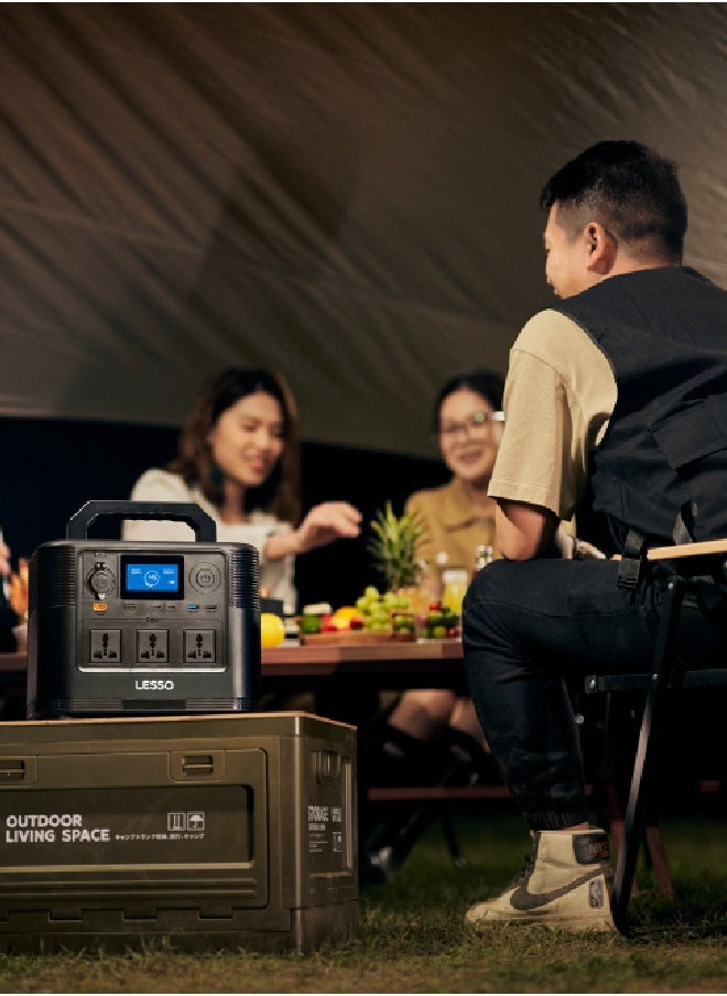 Lesso - LESSO P10 Portable Energy Storage 1200W High-Power 1008Wh Battery with USB-A, Type-C, AC/DC & Car Port Outputs, Long 2000+ Cycle Life, Compact & Lightweight (10.5kg) Power Station - Image 1