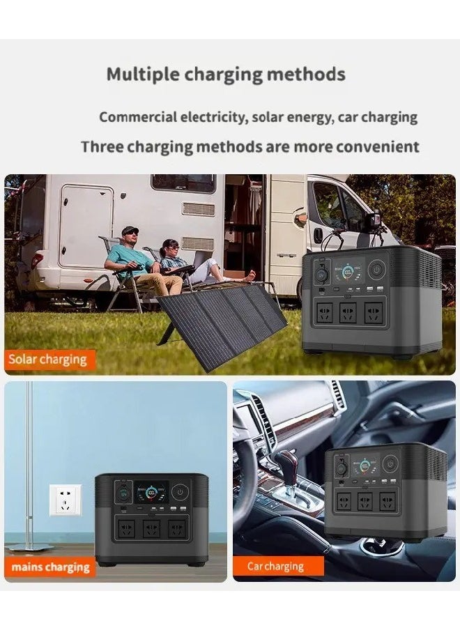 Lesso - LESSO P10 Portable Energy Storage 1200W High-Power 1008Wh Battery with USB-A, Type-C, AC/DC & Car Port Outputs, Long 2000+ Cycle Life, Compact & Lightweight (10.5kg) Power Station - Image 1
