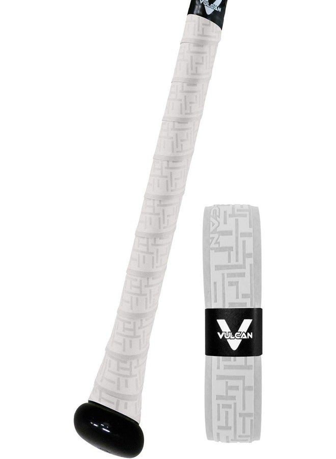Vulcan | 0.50mm Bat Grip | Baseball/Softball | White - Image 1