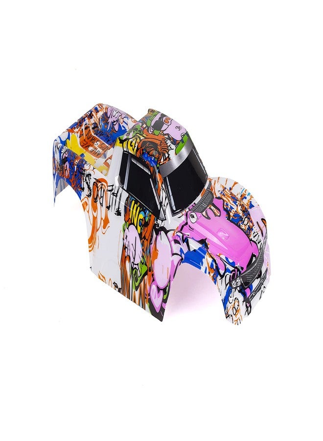 SummitLink Custom Body Graffiti Pink Pig Style Compatible for Hoss 4X4 VXL 3S 4WD Truck Shell Cover(Truck not Included) H-PIG-01 - Image 3