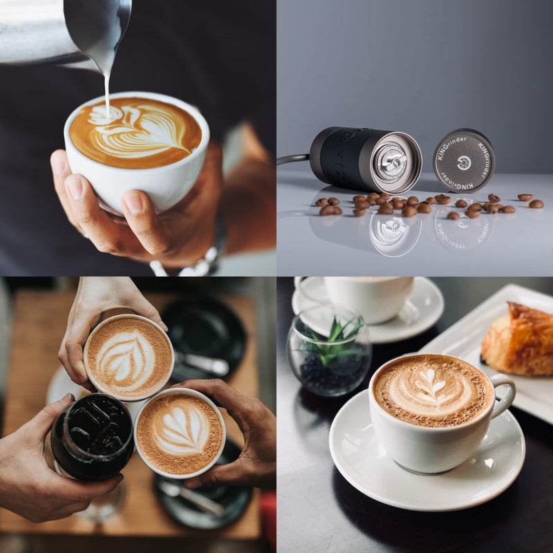 Kingrinder ã€Iron Grayã€‘KINGrinder K1 Manual Hand Coffee Grinder with Straight Handle for French Press, Drip, Espresso with Assembly Consistency Stainless Steel Conical Burr Mill, 20-25g Capacity - Image 4