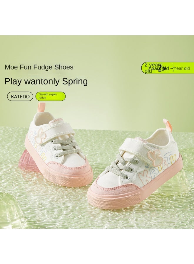 Pairs/box】children's Sneakers Autumn Casual Shoes For Boys And Girls, Comfortable Kindergarten White Shoes For Toddlers - Image 2