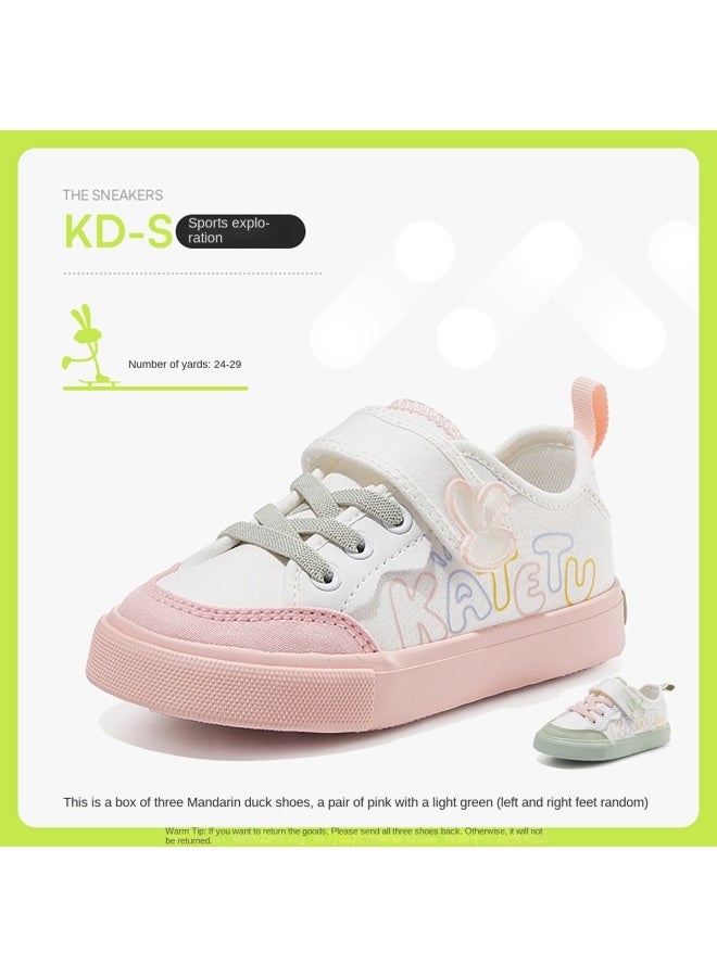 Pairs/box】children's Sneakers Autumn Casual Shoes For Boys And Girls, Comfortable Kindergarten White Shoes For Toddlers - Image 3