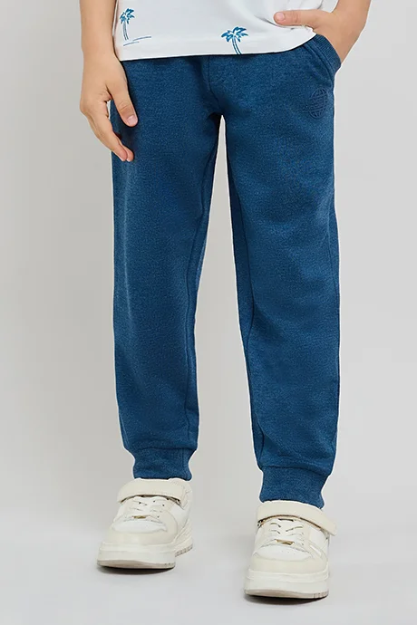 أر أند بي Solid Joggers with Drawstring Waist