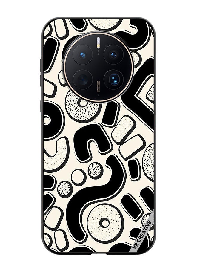 VR CREATIVE Protective Case Cover For Huawei Mate 50 Pro Donuts Design  Multicolour - Image 1
