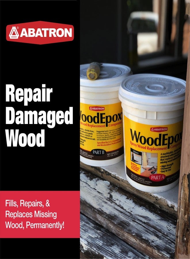 Abatron WoodEpox Wood Replacement Compound 2 Pint Kit - Image 2