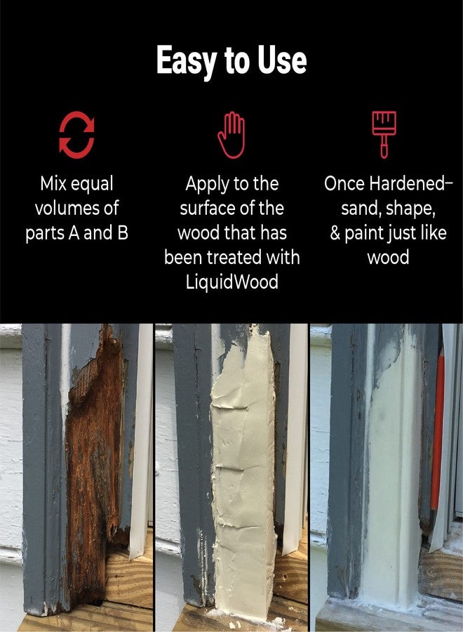 Abatron WoodEpox Wood Replacement Compound 2 Pint Kit - Image 4
