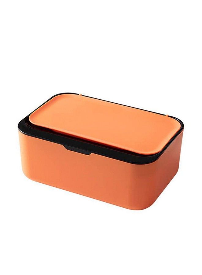 Wipes Dispenser With Silicone Nonslip Pad Large Capacity Baby Wipes Holders Case Keeps Wipes Fresh Wipes Container Dustproof Tissues Wipes Case With Lid