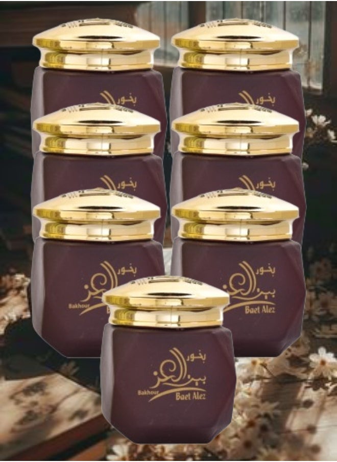 الماس للعطور 7 قطع بخور بيت العز 40 جرام  - Image 1