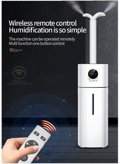ET-LIFE 16L 3-Speeds Humidifier for Larger Room Humidifier, Auto Shut-Off Cool Mist Top Fill Humidifier with UV disinfection 56W BE-J008 White  - Image 3