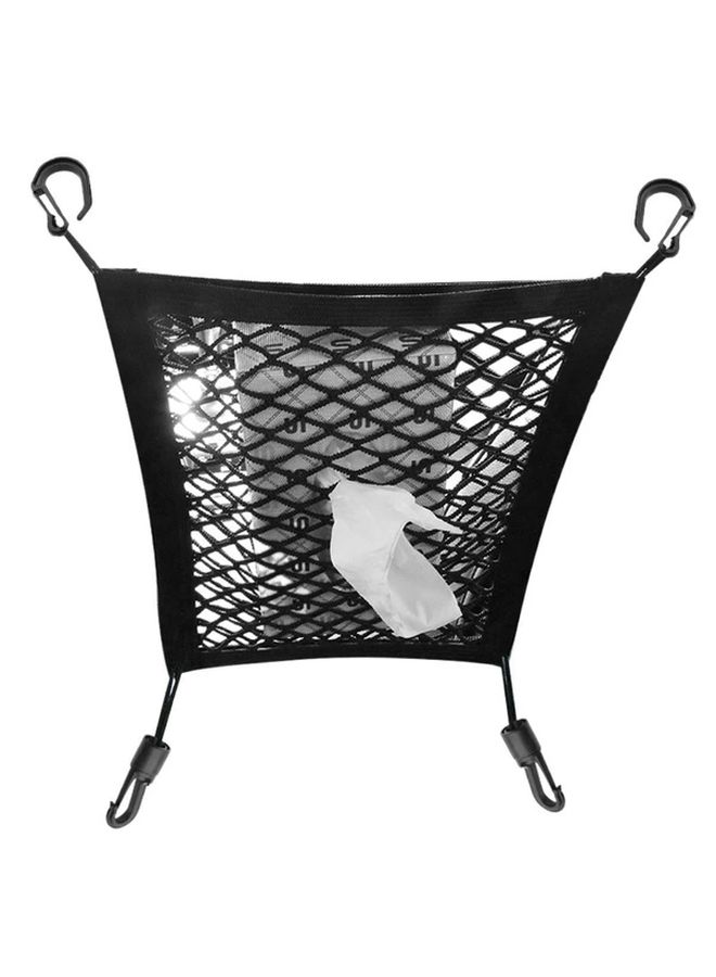 Car Seat Pocket Storage Elastic Mesh Double Layer Thick Net Four Sides Elastic Automotive Back Seat Organizer Pet Isolation Barrier Easy Install Interior Accessories - Image 4