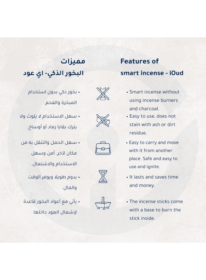 آي عود عود أزرق نقي - 12 عود - Image 5