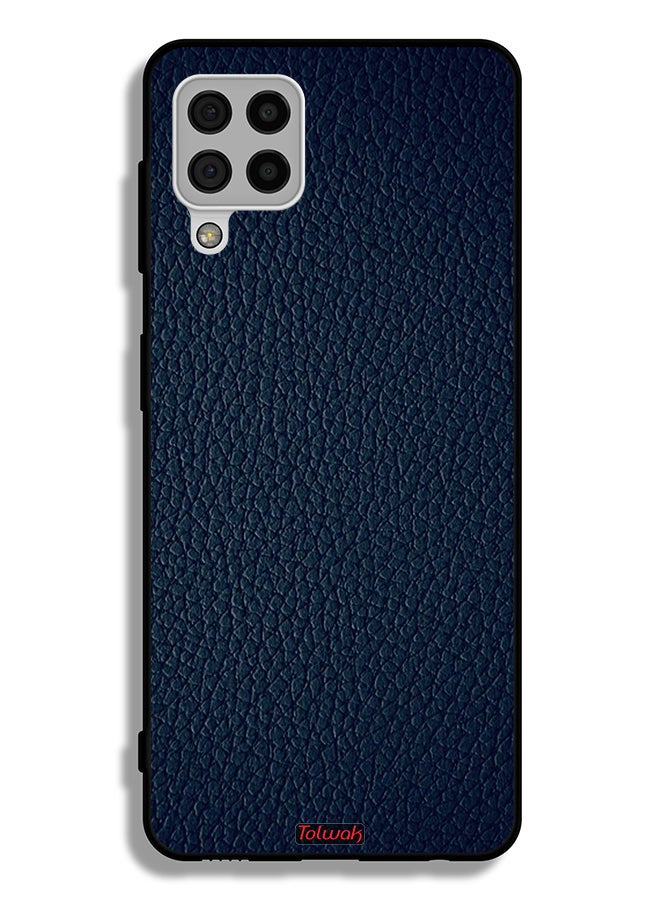 Tolwak Samsung Galaxy A22 4G Protective Case Cover Leather Pattern - Image 1