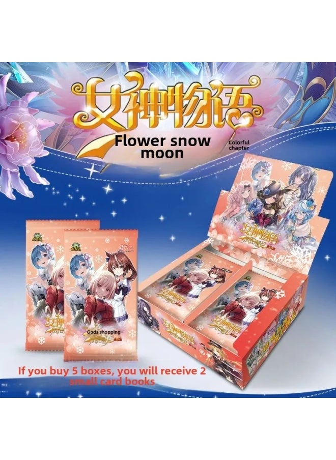Princess Frog Goddess Story Card Series Cartoon Anime Girl Collectible Cards Original Box Chinese Animation Toy Game-Color:Limited Edition Craftsman Card Goddess Style (10 Packs + 1 European Bag/box) (3 Ordinary Sheets/pack)  - Image 2