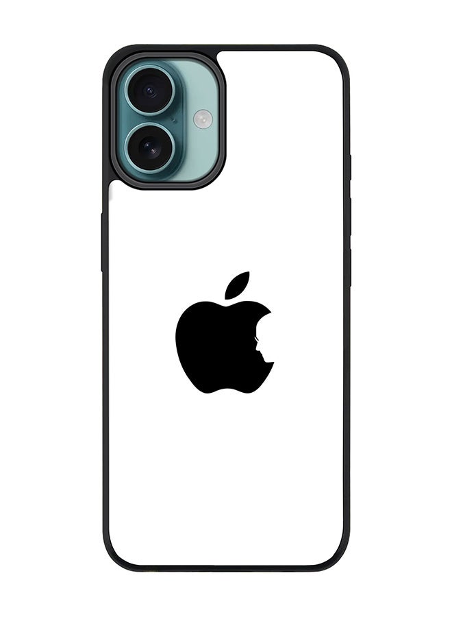 Stylizedd For iPhone 16 Plus Case [Compatible with MagSafe] Slim Magnetic cover Phone Case iPhone 16 Plus -Steve's Apple - White - Image 1