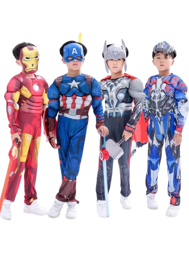Halloween Costume for Baby and Kid A spider + hood Size:S Pretend Play Suit Halloween Dress up Party costume for girls and boys - Image 4