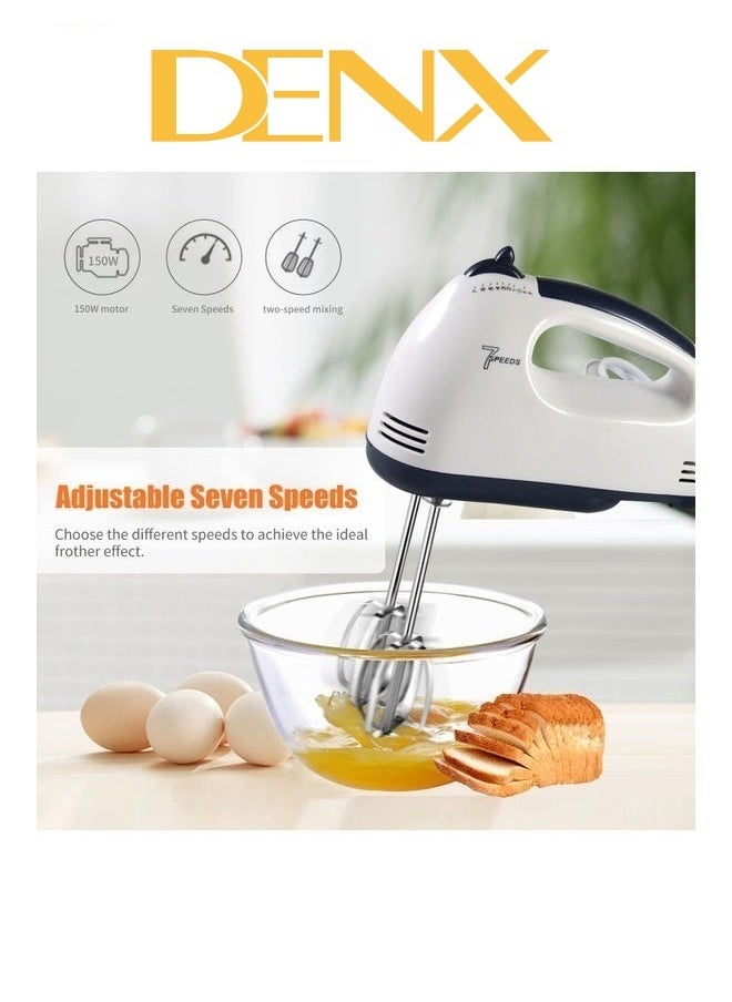 Denx 7 Speed Whisk Automatic Electric Egg Beater  - Image 4