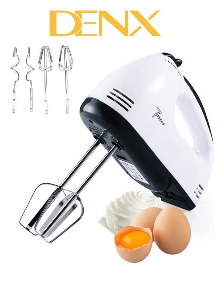 Denx 7 Speed Whisk Automatic Electric Egg Beater  - Image 1