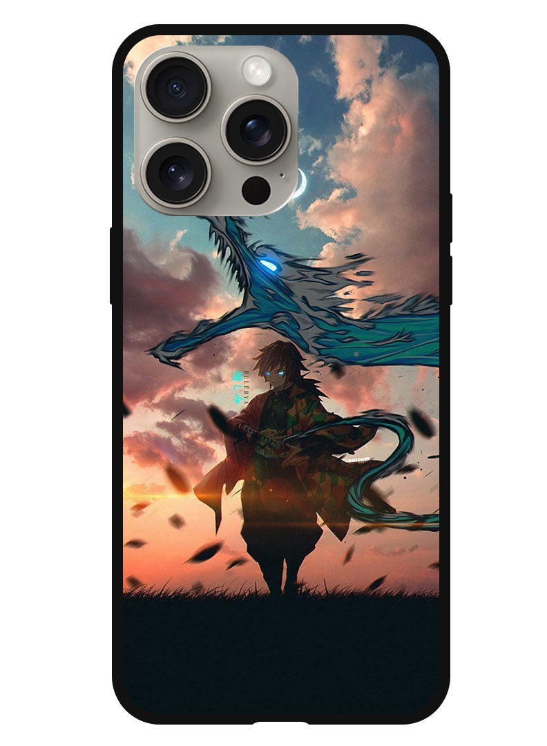 Theodor Protective Case Anti Scratch Shock Proof Bumper Cover For iPhone 15 Pro Anime demon slayer - Image 1