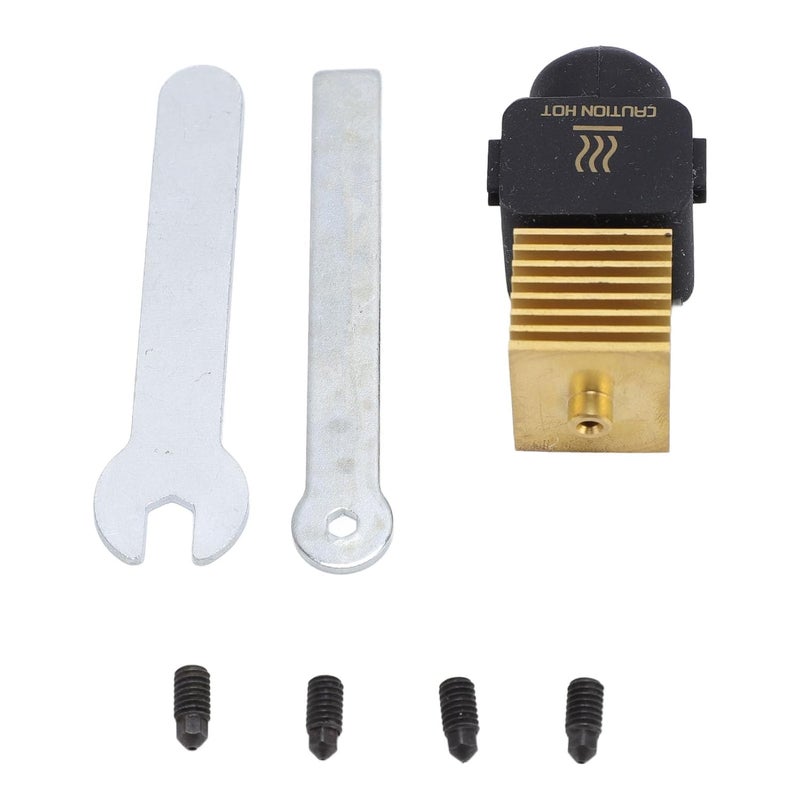 Cryfokt Hardened Steel Nozzles Hot End Print Head Kit with Silicone Cover for Lab A1 A1 Mini 3D Printer, High Temperature Printing Suitable for PLA ABS TPU PETG, 1.75mm, 4 Nozzles - Image 1