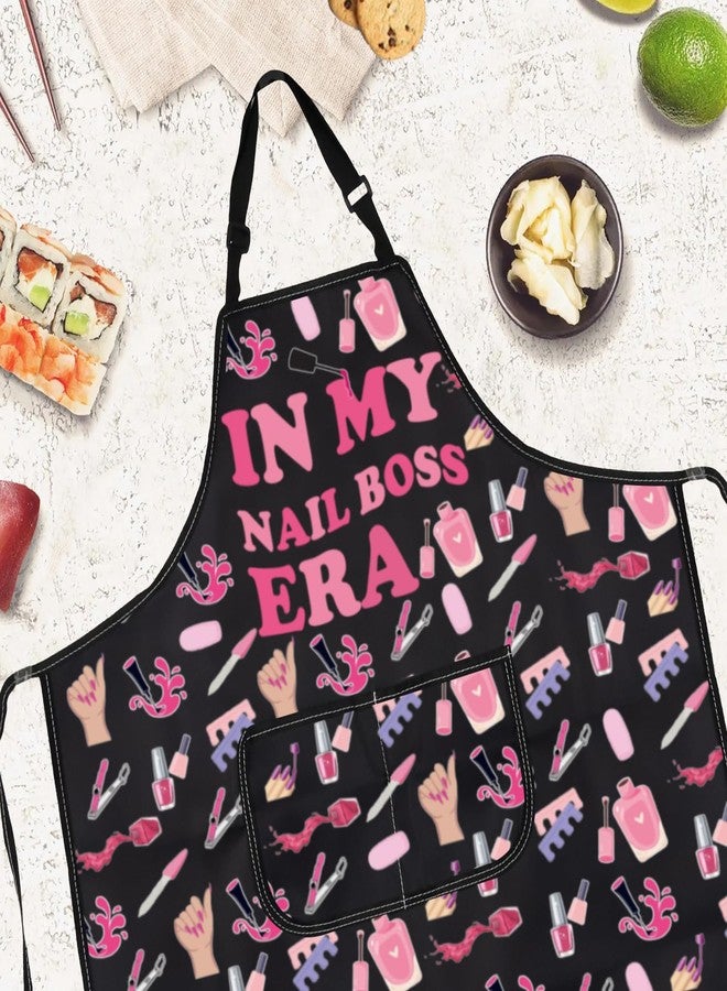 Gzrlyf Nail Apron For Nail Tech Aprons Nail Tech Gift Manicurist Technician Artist Gift Nails Boss Apron (NAIL BOSS) - Image 3