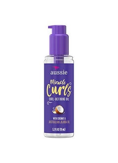 Aussie Miracle Curls Defining Oil 3.2 Ounce (Coconut & Jojoba Oil) (95Ml)  - Image 2