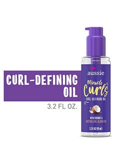Aussie Miracle Curls Defining Oil 3.2 Ounce (Coconut & Jojoba Oil) (95Ml)  - Image 5