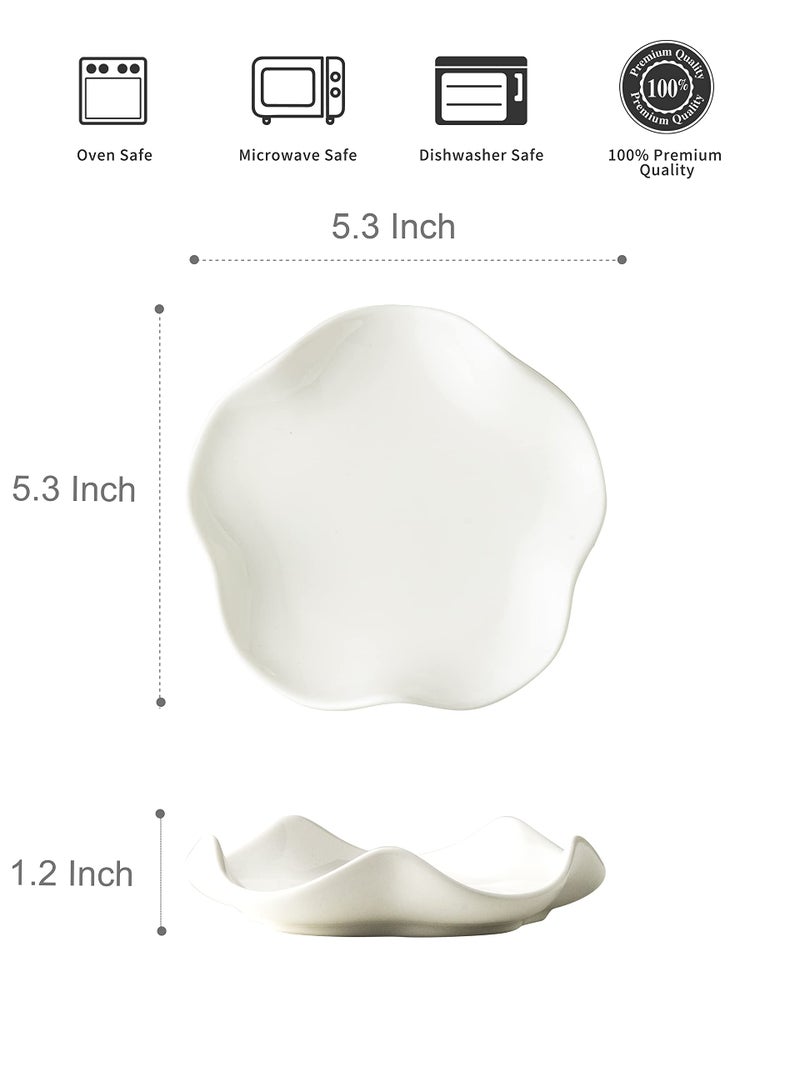 Miamolo Cute Spoon Rest for Stove Top, Ceramic Spoon Holder for Kitchen Counter, 5.3 Inches Coffee Spoon Holder Utensil Rest for Kitchen Gadget Cooking Gift Housewarming Wedding,Kitchen Decor, White - Image 4