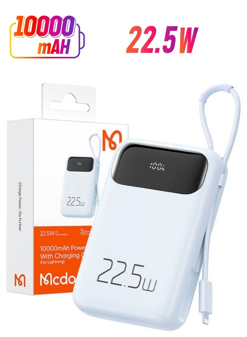 Mcdodo بنك طاقة مكدو 10000 مللي أمبير MC-3254 – شحن سريع يصل إلى 22.5 واط - Image 2