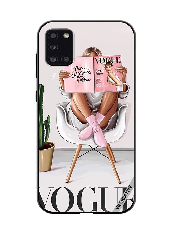 VR CREATIVE Protective Case Cover For Samsung Galaxy A31 Vogue Art Design Multicolour - Image 1