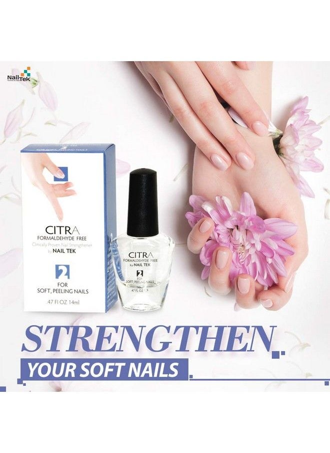 Nail Tek - Citra 2 Nail Strengthener For Soft And Peeling Nails Conditions Improves And Protects Nails Daily Nail Treatment 1Pack - Image 1