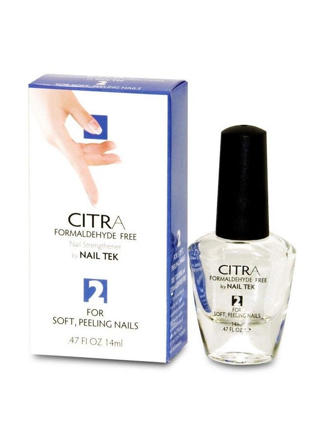 Nail Tek - Citra 2 Nail Strengthener For Soft And Peeling Nails Conditions Improves And Protects Nails Daily Nail Treatment 1Pack - Image 1