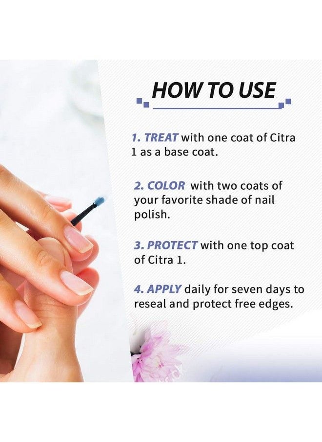 Nail Tek - Citra 2 Nail Strengthener For Soft And Peeling Nails Conditions Improves And Protects Nails Daily Nail Treatment 1Pack - Image 1