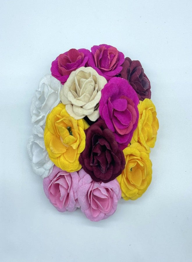 Maahal Hair Flower Gajra Bun Juda Flower Gajra Hair Accessories, Pack of 1 - Image 3