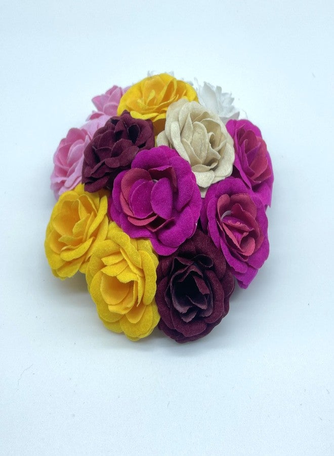 Maahal Hair Flower Gajra Bun Juda Flower Gajra Hair Accessories, Pack of 1 - Image 2