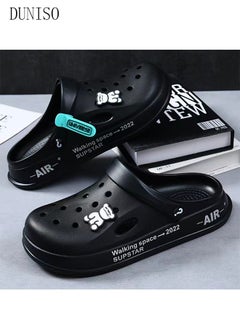 DUNISO Men's Sandals Bath Slippers Quick Drying Slide Sandal Non-Slip Soft Shower Slippers Spa Bath Pool Gym House Slippers Beach Sandals for Indoor & Outdoor  - Image 5