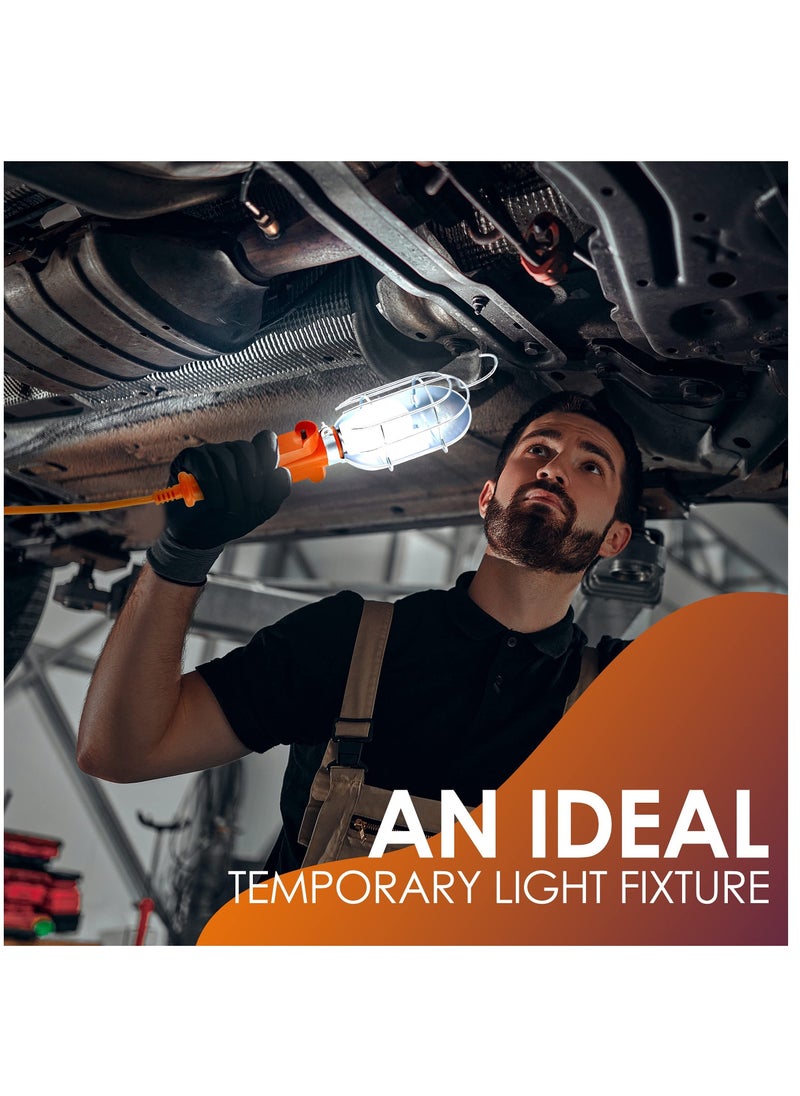 Beauenty - Work light with metal guard 10 Meters Portable Garage Trouble Light (Lamp not included ) - Image 1