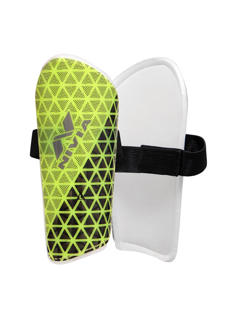 Nivia Wisdom - 2018 Plastic Polypropylene Shin Guard | For Youth and Adults | for Football Games Matches, Training | Light Weight & Breathable - Image 1