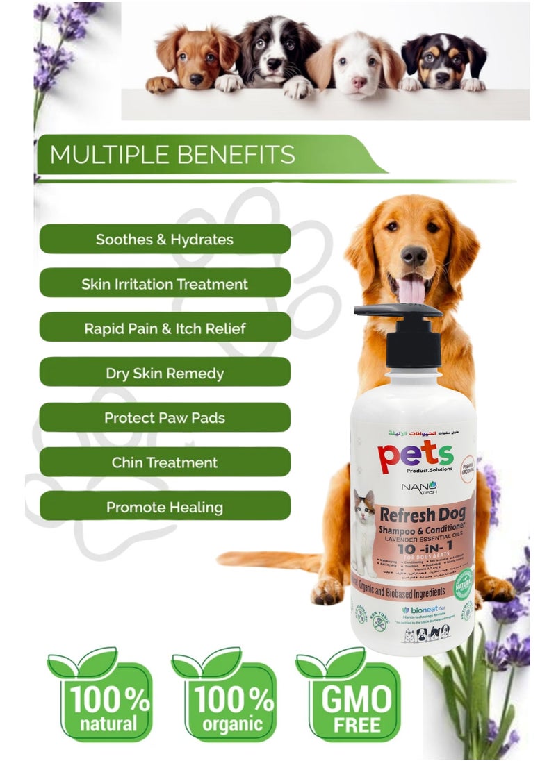 bioneat Pets Refresh Dog Shampoo & Conditioner 500ml  - Image 3