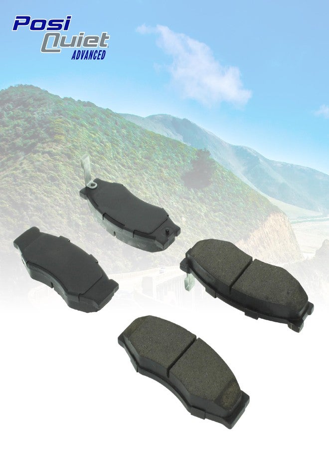 Centric Parts Centric 105.05370 POSI-QUIET Automotive Front/Rear Brake Pads for Select Acura, Honda, Suzuki Model Years - Image 2