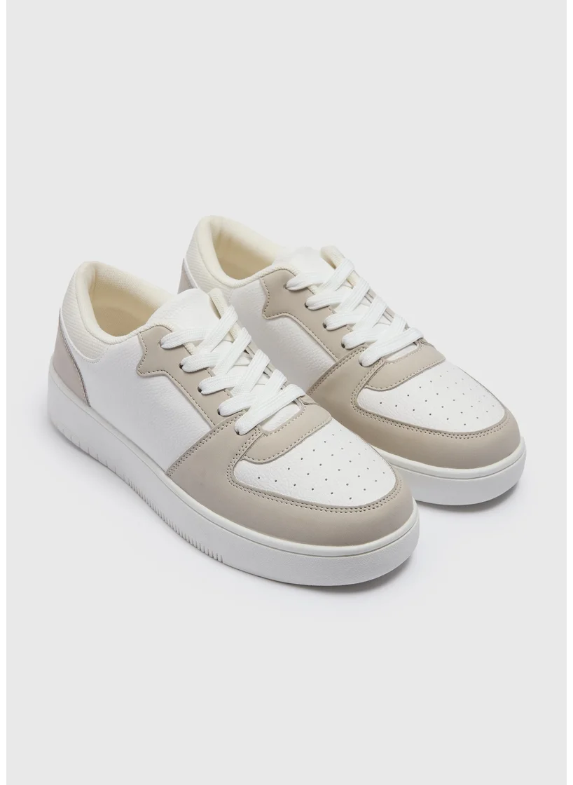Matalan White Court Trainers